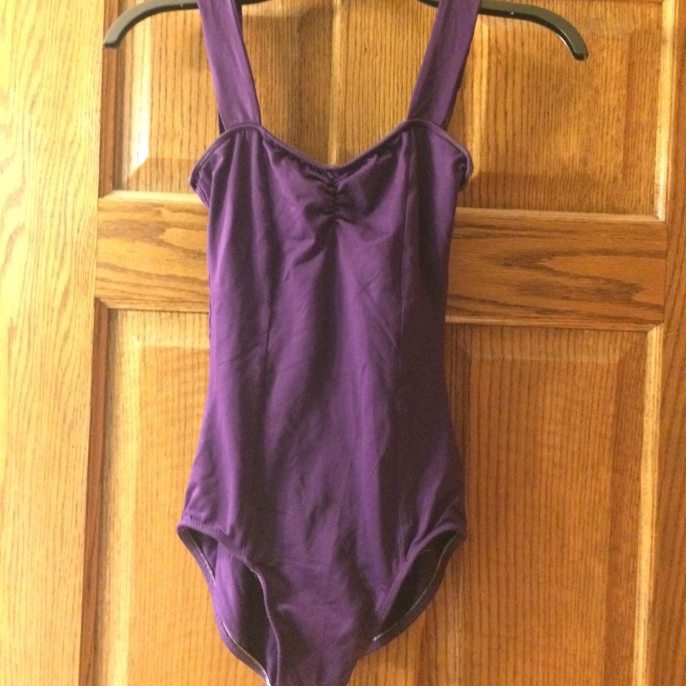 Dark Purple Motionwear Ballet Leotard